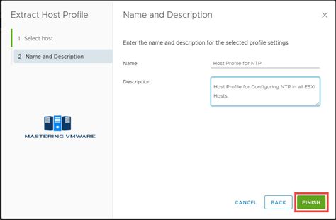 Create Host Profile Mastering VMware