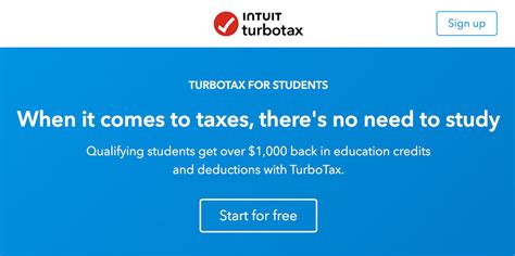 Free Turbotax For Students