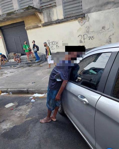 Santos Homem morto em pé e encostado em carro é identificado pela