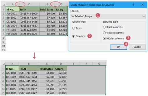 Hiện nhanh các cột trong Excel Hướng dẫn từng bước