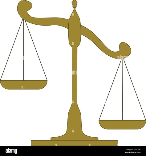 Graphic of the scales of justice as carried by Lady Justice, a symbol ...