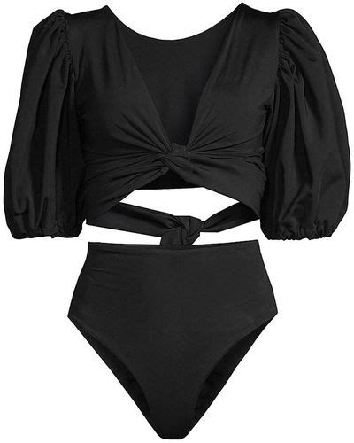 Puff Sleeve Swimsuits For Women Up To 70 Off Lyst