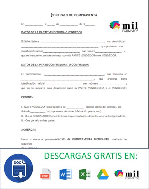 Formatos De Contratos Ejemplos Formatos Y Plantillas Gratis