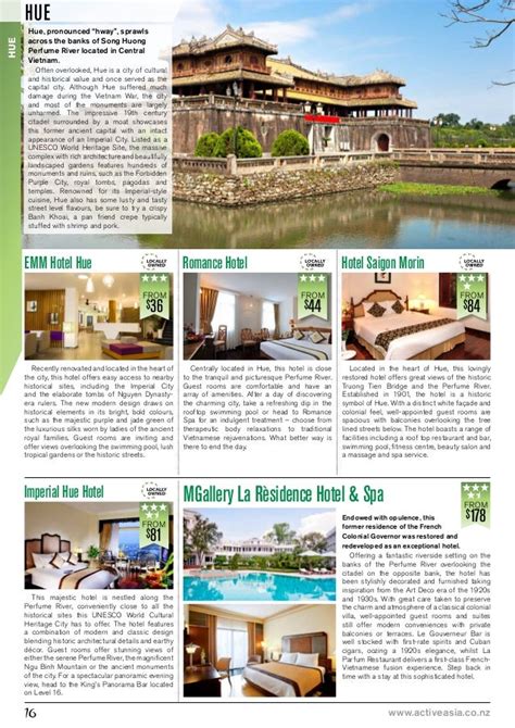 Vietnam Cambodia Laos And Myanmar Brochure 2017