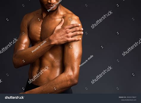 Naked Torso Cropped Image Afro Guy Stock Photo 2515173027 Shutterstock