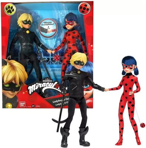 Muñeca Ladybug Cat Noir Bandai Miraculous