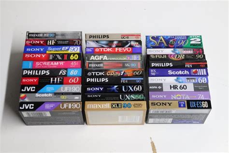 Sony Scotch Fuji Jvc Tdk Agfa Jvc Maxell Philips Catawiki