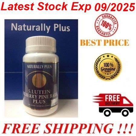 ORIGINAL NATURALLY PLUS S LUTEIN BILBERRY PINE BARK PLUS 120