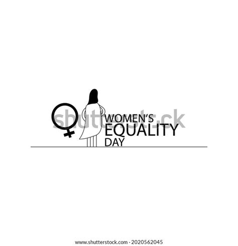 Womens Equality Day Concept Illustration Vector Stock Vector Royalty