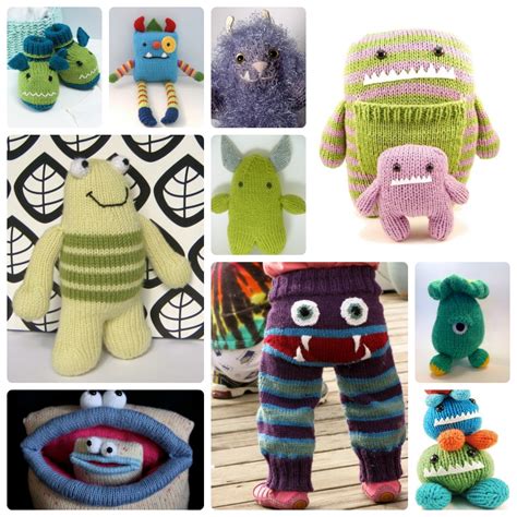 Knit Monster Patterns Wee Folk Art