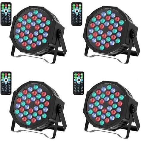 Pcs Par Led Projecteurs Led Rvb Dmx Phare Par Lampes Int Gr E Avec