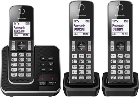 Panasonic KX TGD323 Cordless Home Phone With Nuisance Call Blocker And