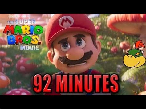 Super Mario Bros Movie Runtime Revealed Youtube