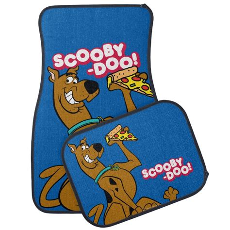 Scooby Doo With Pizza Slice Car Floor Mat Zazzle