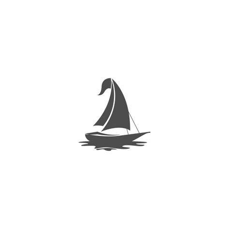 Sailboat icon logo design illustration 13137235 Vector Art at Vecteezy