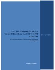 Fnsacc Set Up And Operate A Computerised Accounting System Report