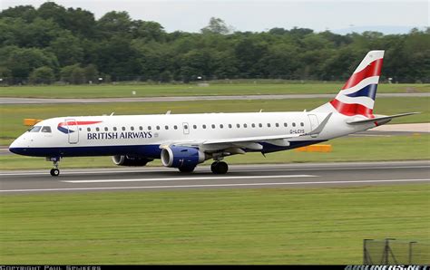 Embraer 190sr Erj 190 100sr British Airways Ba Cityflyer Aviation Photo 5549921