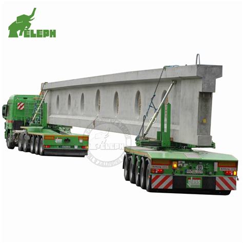 44 Axles 200 Tons Concrete Bridge Transporter Beam Transport Carrier