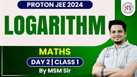 JEE ADVANCED 2023 JEE MATHS LOGARITHM CLASS 11 JEE ADVANCED MATHS