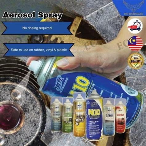 Nietz Aerosol Spray Air Cond Cleaner Contact Cleaner N Silicone