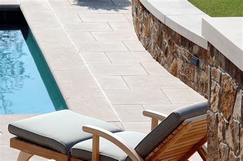 Natural Limestone Pool Coping Polycor Hardscapes Masonry