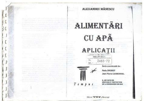 Pdf Manescu Alimentari Cu Apa Dokumen Tips