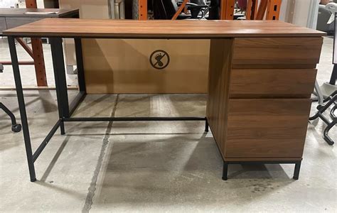 Lorell Soho Desk With Three Side Drawers Labers Furniture