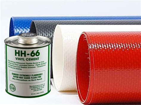 Tarp Repair Kit - 25 sq ft of 16oz Vinyl and 32oz HH 66 Vinyl Cement - Trison Tarps USA