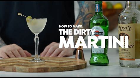 Easy Dirty Martini Cocktail Recipe Mybartender Dining And Cooking