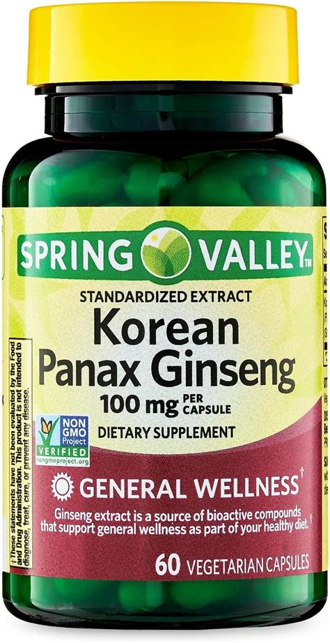 Convergence Korean Panax Ginseng Vegetarian Capsules 100