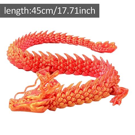 D Printed Dragon Realistic Articulated Dragon With Poseable Joints