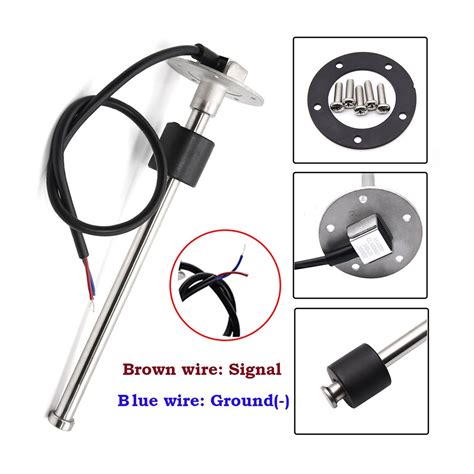 100 600mm Stainless Steel Fuel Sending Unit Sensor 0 190 Ohm For Car Marine Boat Fuel Level