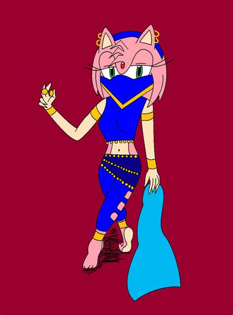 Amy Rose As A Bellydancer By Swifty Ts On Deviantart