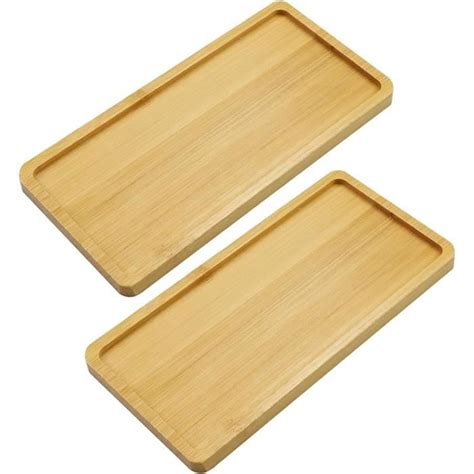 Pi Ces Plateau En Bambou Plateau Cafe Plateaux Rectangle En Bois