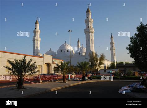 Masjid Quba, the very first Mosque that was built, Medina, Saudi Arabia ...