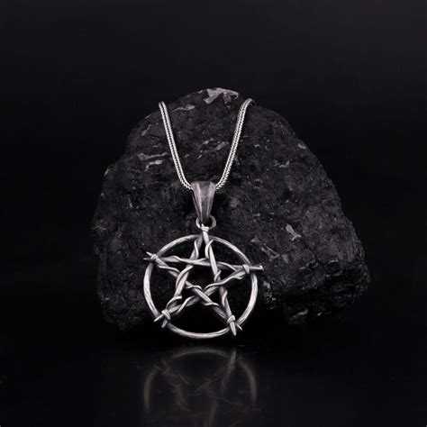 Silver Pentagram Necklace Espadasilver