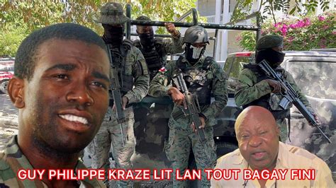 Guy Philippe Fenk pale yo bare Ariel kap séparé lajan bay lame an pou