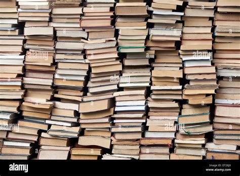 Piles Of Books Stock Photo Alamy