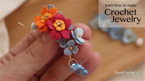 crochet flowers earrings - how to make crochet flowers earrings ...