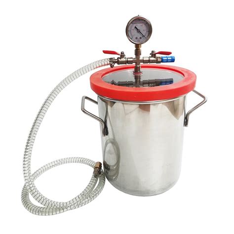 Gallon L Stainless Steel Vacuum Degassing Chamber Vacuum Defoaming