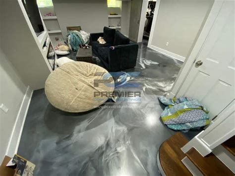 Metallic Epoxy Floor Columbus Oh Flooring Contractors