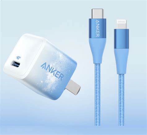 Anker Watt Iq Charger Mfi Certified Lightning Cable Combo