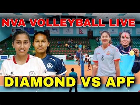 Diamond Vs Apf Nva Volleyball 2022 Live Women Volleyball YouTube