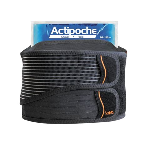 Salva Action Duo Therm Hauteur Cm Ceinture Lombaire Actipoche