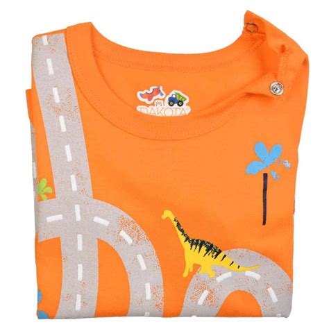 Camiseta Dakota Baby Naranja Dk293605 Olímpica