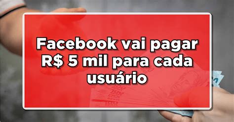 Indenização Facebook empresa vai pagar R 5 mil reais Entenda