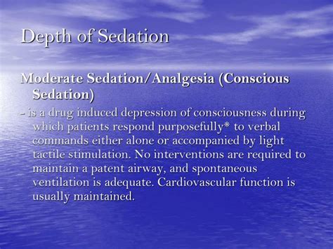 Ppt Moderate Sedation Analgesia Conscious Sedation Powerpoint Presentation Id 3006733