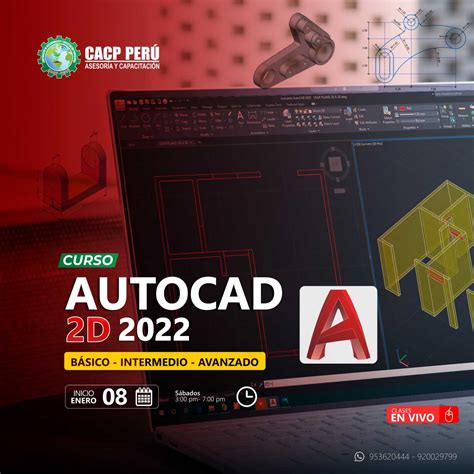 CACP Perú Curso Autocad 2D 2022 Niveles Básico Intermedio Y