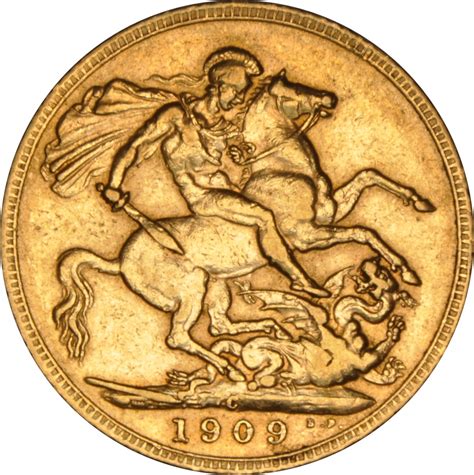 1909 Gold Sovereign King Edward VII Canada NGC AU50 916 60