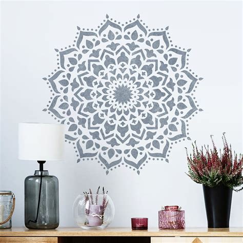 Creativity Mandala Stencil Large Stencil Mandala Mandala Stencils